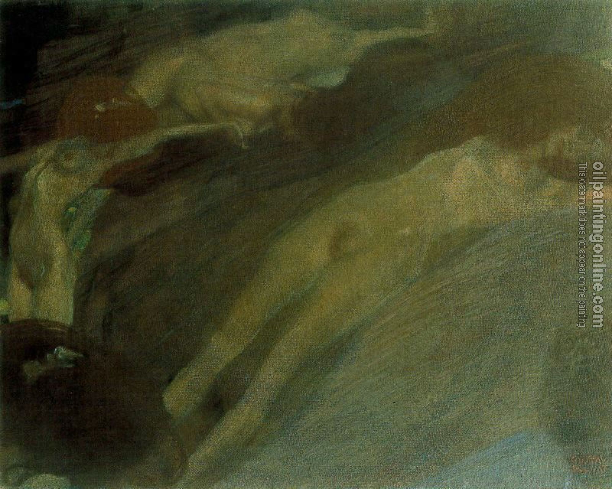 Klimt, Gustav - Moving Water II